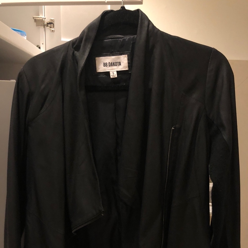 BB Dakota Leather Jacket Black